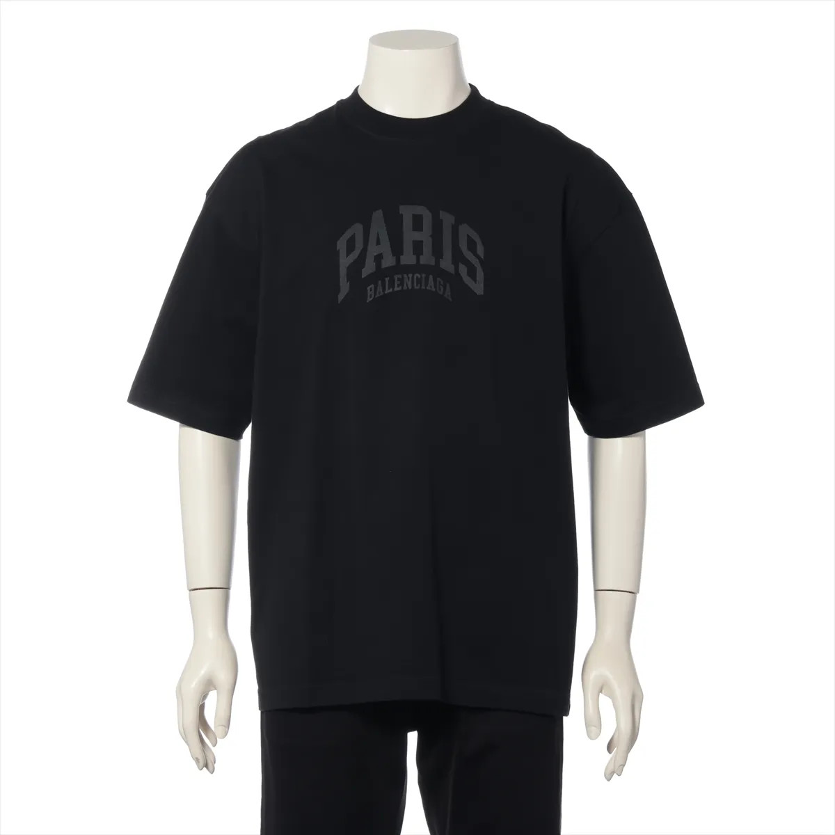 Balenciaga 22 years Cotton T-shirt XS Men's Black  612966 There is a scuff