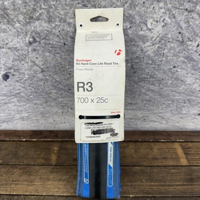 Bontrager R3 Hard-Case Lite Tire 700x25C 700C Blue Road Clincher
