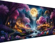 5D Large Diamond Painting,Fantasy Large Diamond Art Kits for Adults,DIY Full ...