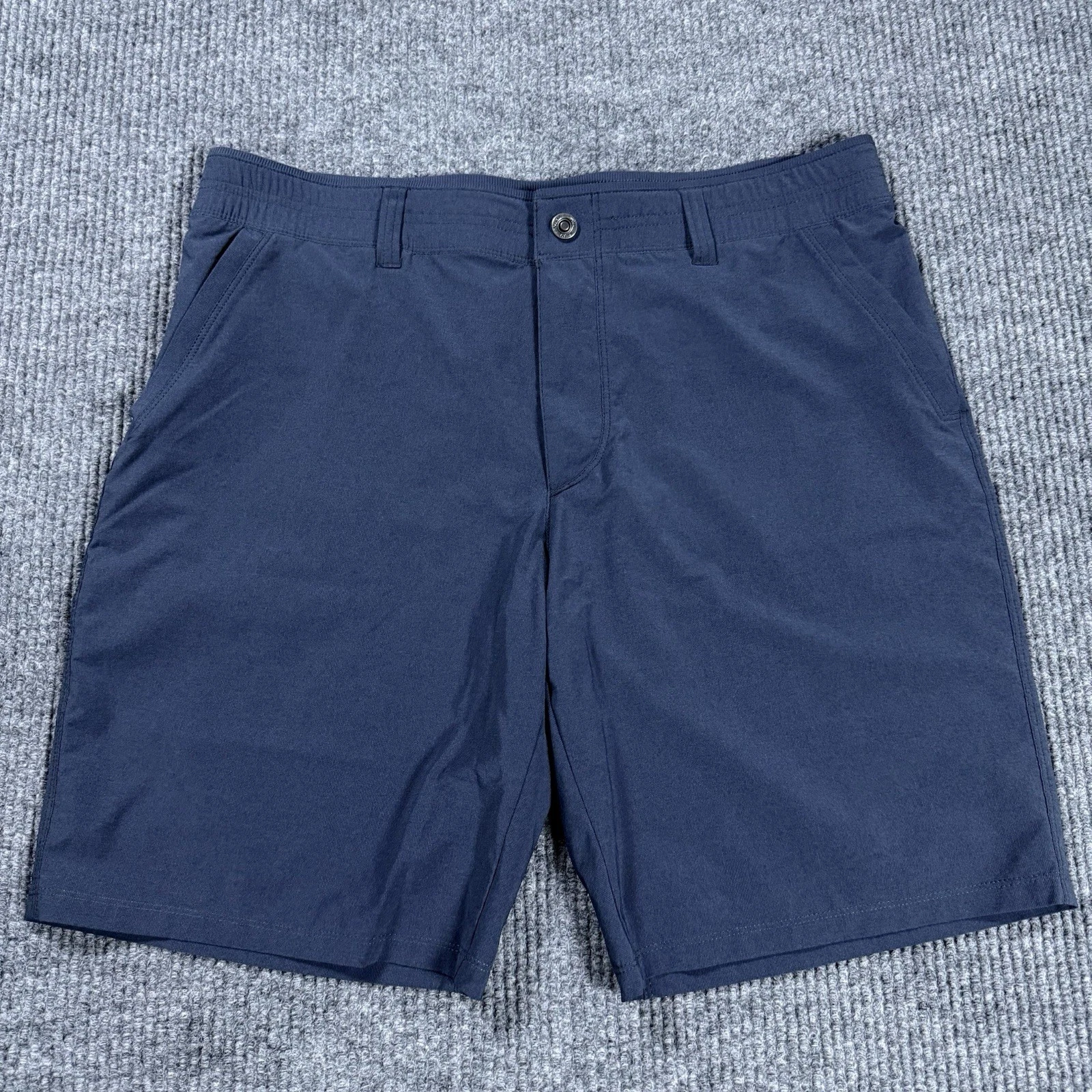 Kuhl Shorts Navigatr Travel Mens 38x10 #5242 Hiking Outdoors Nylon Blend Blue