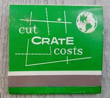 Universal Crate and Box Co Warren Michigan Full Unstruck Vintage Matchbook Ad