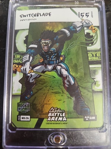 Bo Jackson Battle Arena Switchblade Mixtape Glow SSP Ultra Rare - Travis Hunter