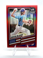 Griffin McKain 2026 Panini Prizm USA Stars & Stripes Red Prizm /399 #172