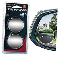 2 Pack of Blind Spot Car Mirrors, 2 Inch Round HD Glass Convex Rear View Fixed