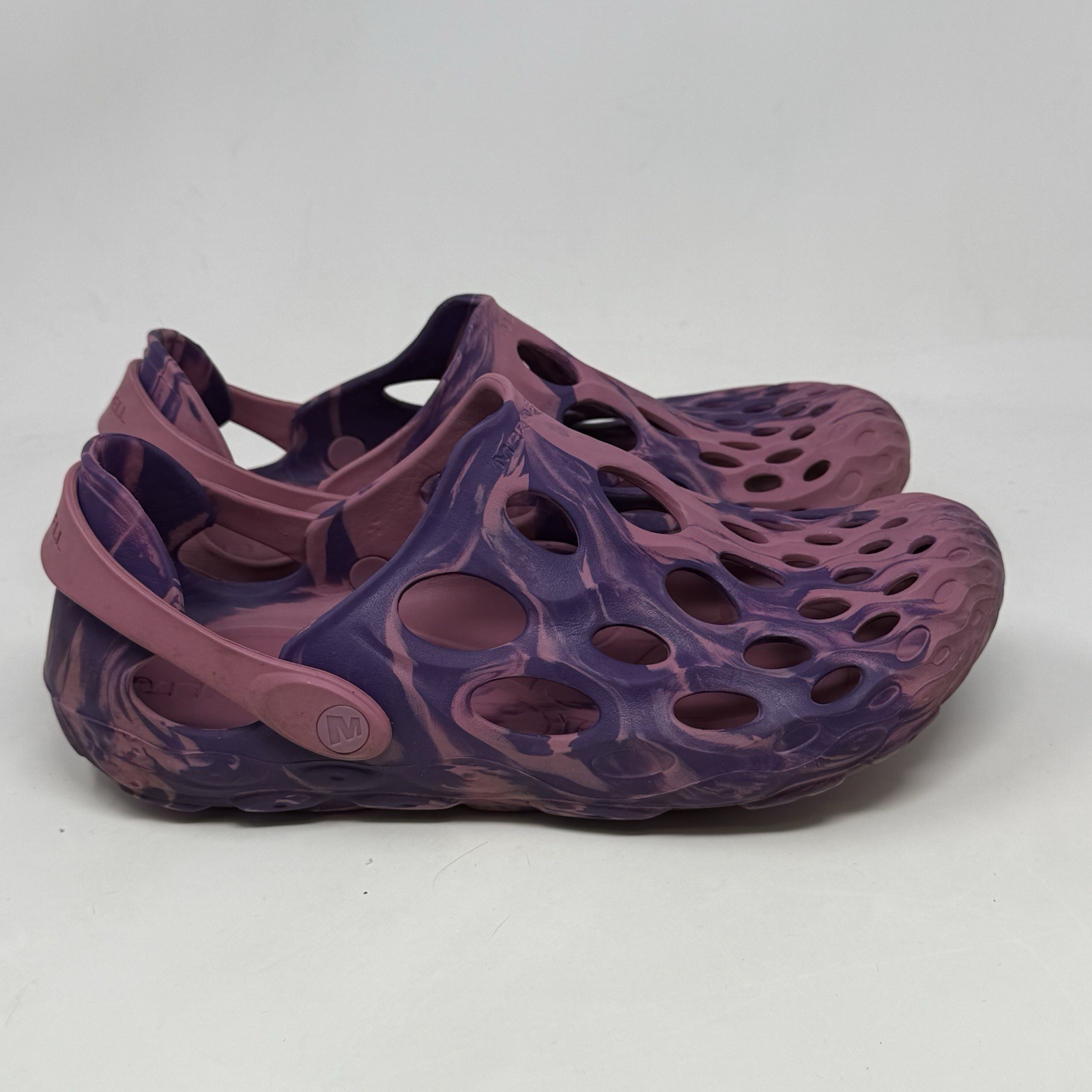 Scarpe Merrell Hydro Moc Water donna 10 rosa viola comode slip on casual