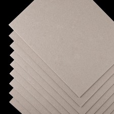 20 Pcs Chipboard Sheets Chip Board for Crafts Thick Greyboard Heavy Duty Card...