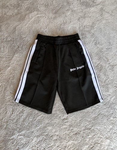 Palm Angels pantaloncino nero con logo - Foto 2 di 14