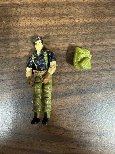 Vintage 1985 Hasbro GI Joe Flint Action Figure Near Complete C3