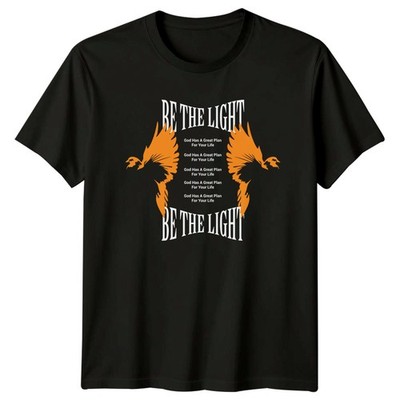 Sei das Licht Gott hat T-Shirt spirituelle Zitate Christentum Geschenk für Sie und Ihn
