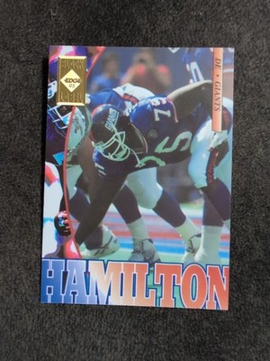 1995 Collector's Edge Black Label Keith Hamilton #143 Giants Football Card