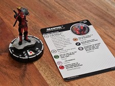 AG01 Marvel Heroclix Deadpool 044 w/ Card Avengers Fantastic Four Empyre Set