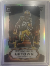 2025 Panini Donruss Optic Uptown Prizm Rookie Insert Matthew Golden #14 Packers