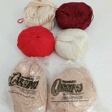 6X New Bernat Cassino 100% Mercerized Cotton ...