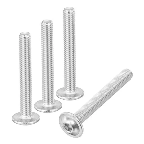 50Pcs M4-0.7x30mm Flanged Button Head Socket Cap Screws, 304 Stainless Steel