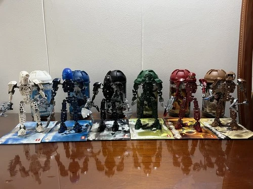 LEGO BIONICLE Toa Metru COMPLETE Set (All 6) + Instructions – No Missing Parts