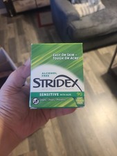 STRIDEX Sensitive with Aloe Alcohol Free Acne Pads 90 Soft Touch Pads
