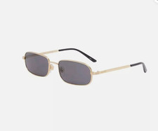  Brand New Auth Gucci Gg1457s Gold Black Tint Square Sunglasses