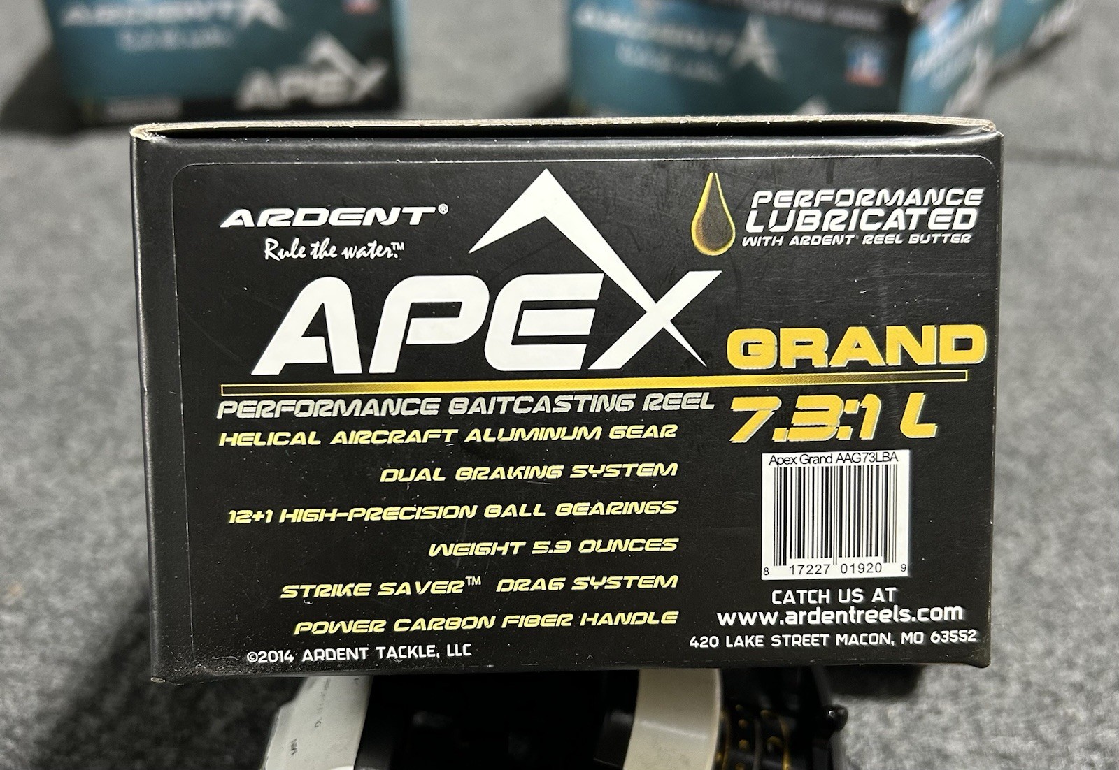 Ardent Apex Grand Lefty Baitcaster 7.3:1