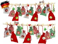 Adventskalender Zum BefüLlen, Weihnachtskalender StoffsäCkchen Zum S