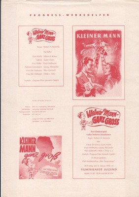 Progress Werbehelfer (1952) - Kleiner Mann, ganz groß - Victor de Kowa
