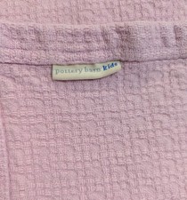 Pottery Barn Kids Lt Pink Cotton Blanket 52in x 68in 2 Available
