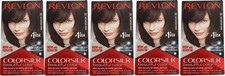 5 Revlon Colorsilk Beautiful Color 32 Dark Mahogany Brown Hair Dye Ammonia-Free