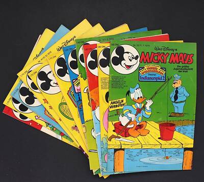 Micky Maus 1978 Comic Heft mit Beilagen Ehapa Verlag Walt Disney Auswahl