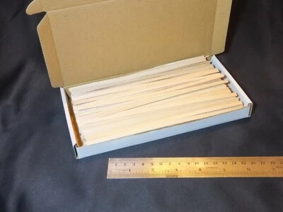 KITCHEN-CHEMISTRY Box of Wooden Spills 230 Wood Spills Splints Tapers Splint NEW