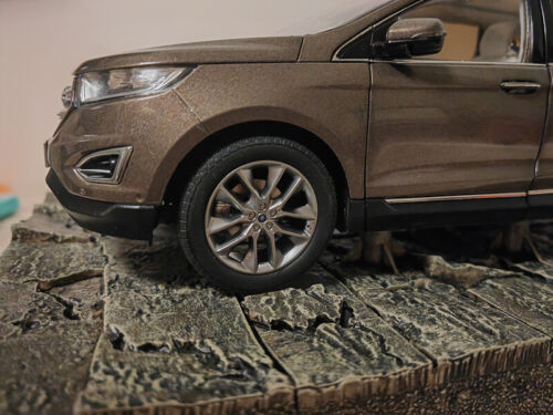 1/18 Ford Edge 2016 SUV Offroad Druckguss Auto Modellgeschenke Sammlung braun/rot - Bild 9 von 13