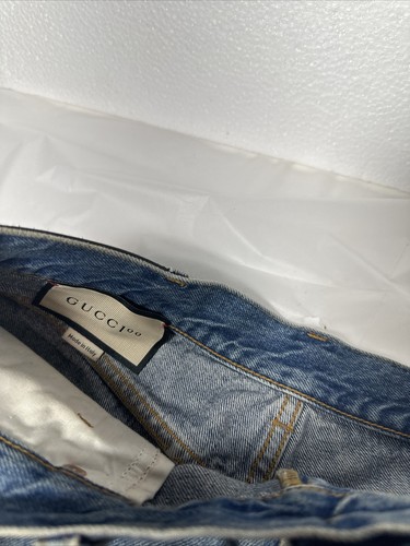 Pantalones Cortos Denim Gucci Colección 100 Talla 27 - Imagen 6 de 14