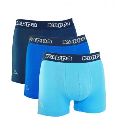 Kappa Tsuna Herren Boxershorts Unterhose Unterwäsche 6er Pack (Blau)