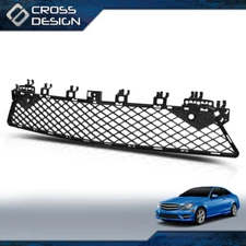 Bumper Grille Fit For 2012-15 Mercedes Benz C250 W/ AMG Package Center Textured
