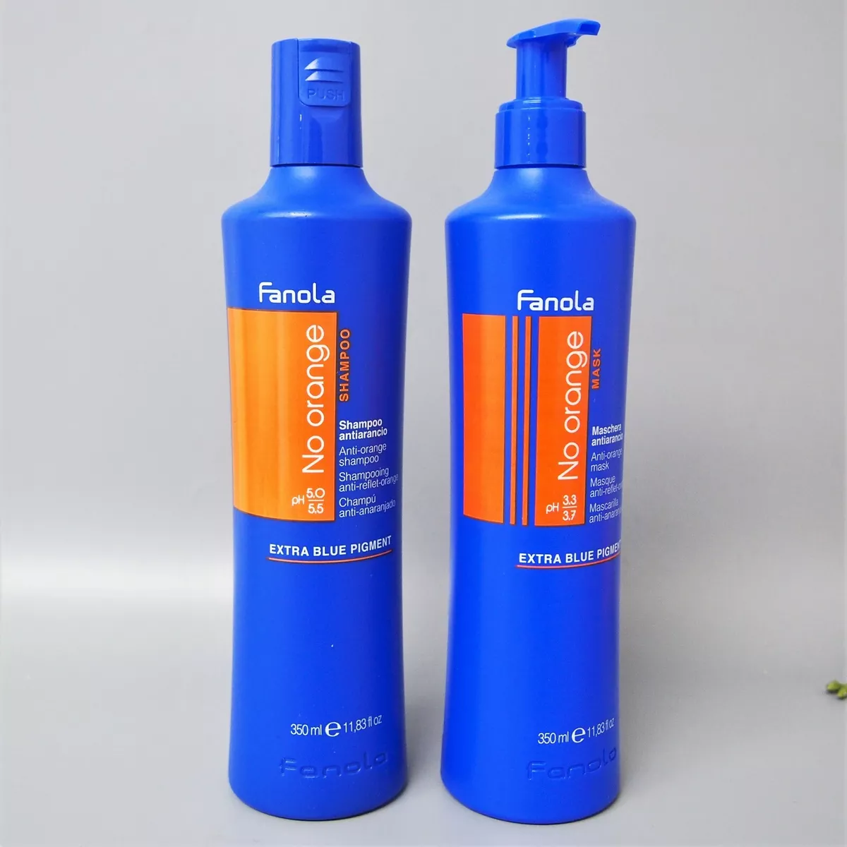 Fanola No Orange SHAMPOO No Orange MASK 350ml 11.83oz