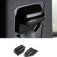 For Benz E-class 2013-2015 Abs Carbon Fiber Interior Seat Belt Buckle Cover Trim