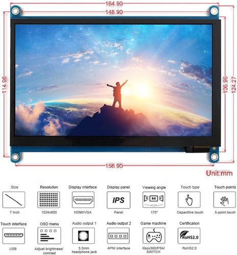 Premium Jetson Nano Development Package: Touchscreen, 64GB Storage & Cooling Fan - Picture 5 of 11