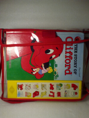 Clifford the Big Red Dog~ (5) Books & Stuffed Animal Plush Lot