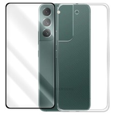 Premium HD Screen Protector Waterproof Soft Case for Samsung Galaxy S22 SM-S901U