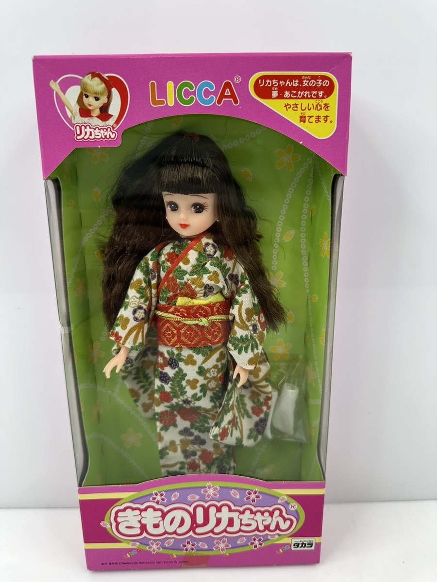 Vintage 1987 Takara Licca Kimono Rika-Chan Fashion Doll Vintage 1987 Takara Licca Kimono Rika-Chan Fashion Doll