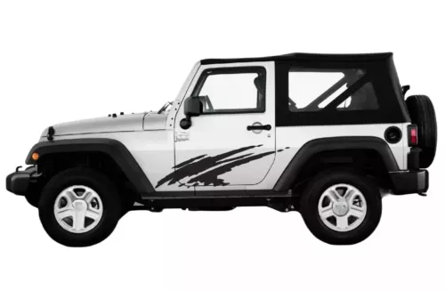 FOR Jeep Car Side Decals 2PCS Graphic Vinyl Mud Splash Car Sticker Custom Size - Bild 4 von 9