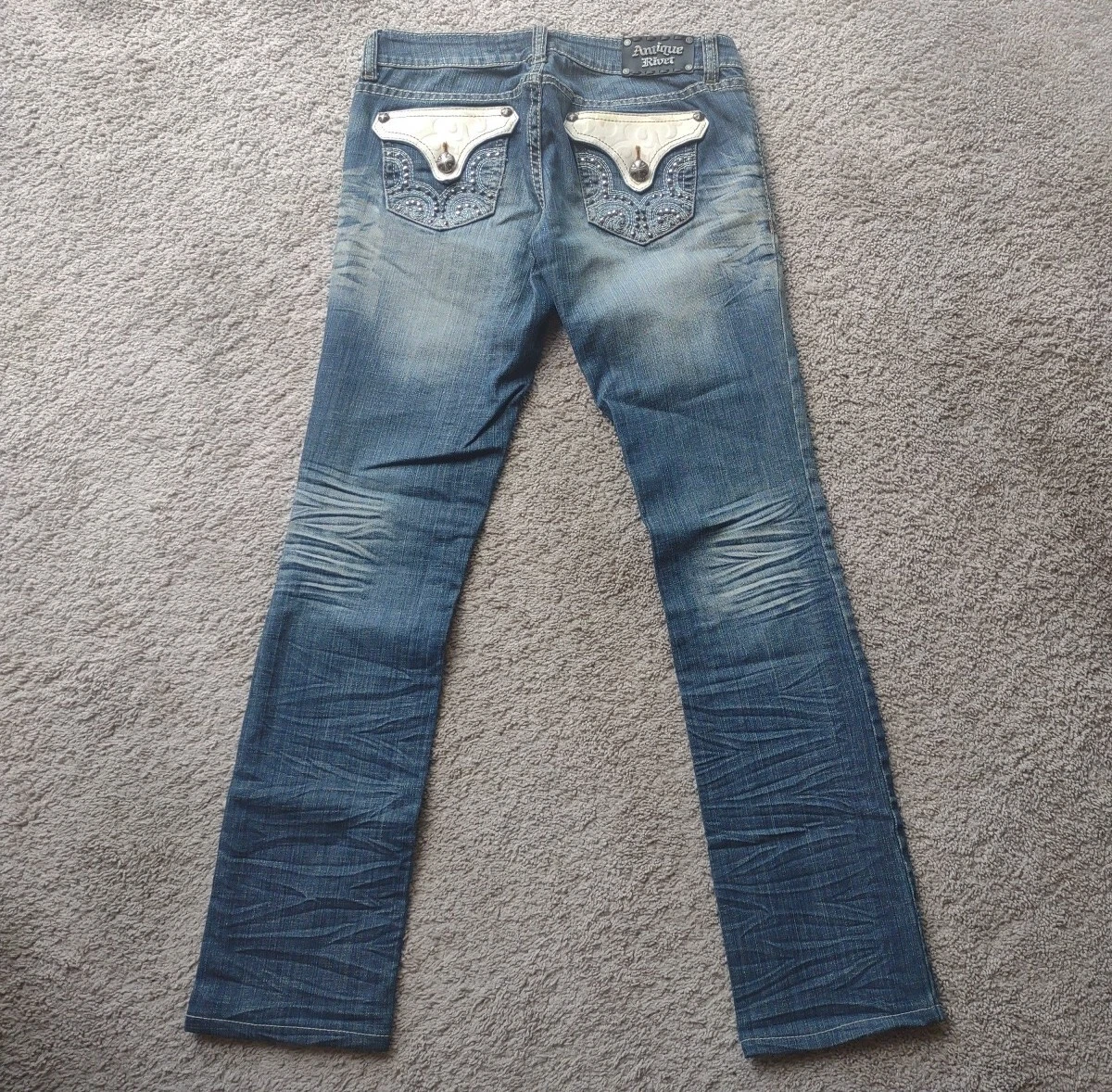 Bootcut biker best sale jeans