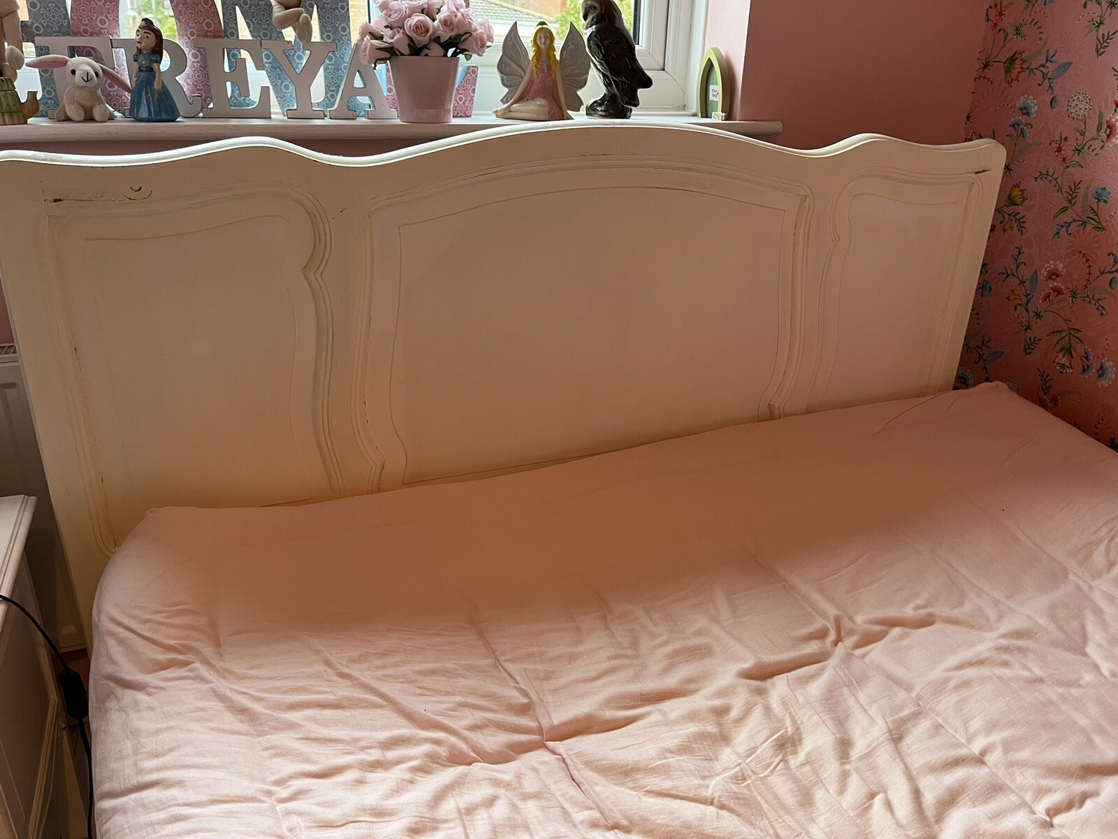 Vintage French Style Bedroom Furniture Set, Wardrobe/bed/pair Of