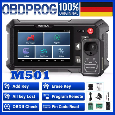 OBDPROG M501 Profi KFZ Auto IMMO Schlüssel K-ey Programmier OBD2 Diagnosegerät