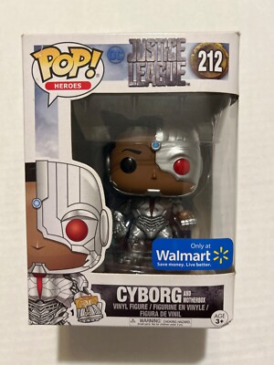 Funko Pop! Hero s: DC Uni Jus League - Cyborg and Mother Box #212 - Walmart Excl
