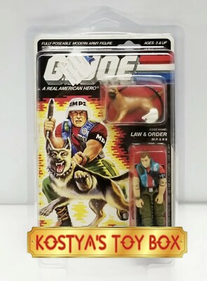 GI Joe LAW and ORDER 1987 MOC Hasbro New Vintage Factory Sealed Action Figure