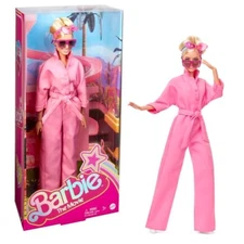 Barbie The Movie PINK POWER JUMPSUIT  Doll Margot Robbie HTF29 Slight Box Damage