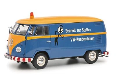 Volkswagen VW T1 Transporter Modèle Réduit Service Schuco 1:18 450048400 Neuf - Photo 1/4