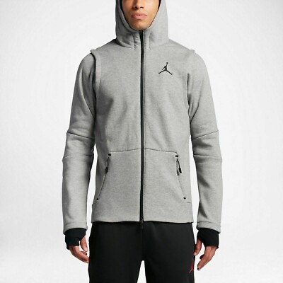 Jordan Nike Air フード付きジャケット Nike Air Jordan Varsity Hoodie Mens S Jacket Black White