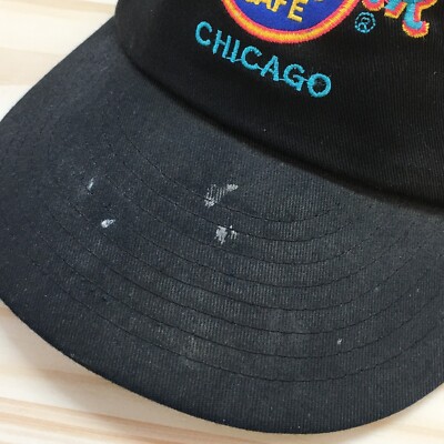 Hard Rock Cafe Baseball Cap Men Black OS Adjustable Curved Brim