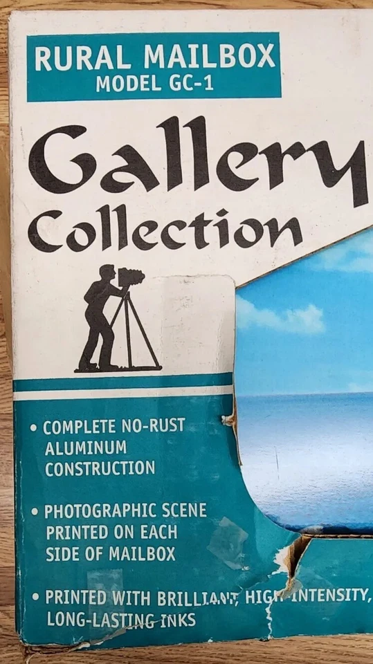 Faro de correo rural de colección Steel City Corp U.S. modelo raro GC-1 NOS Foto 2 de 4