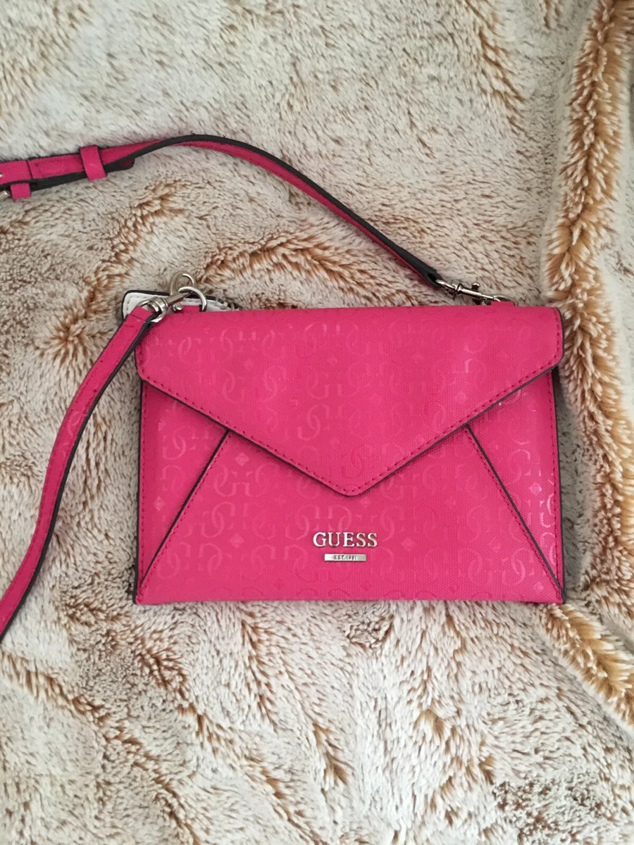 Envelope Crossbody Handbag Fuchsia Pink | eBay